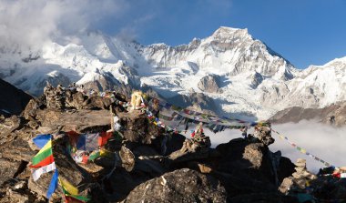 Mount Gyachung Kang 7952 m Gokyo RI göster