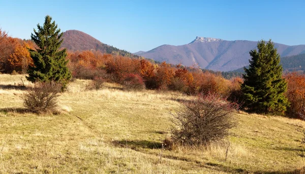 Mount Klak, Mala Fatra from Strazovske vrchy, Slovakia — стокове фото