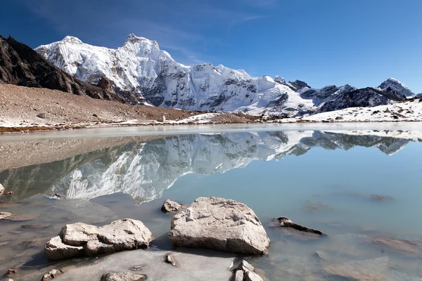 Chakung piek of mount Hungchhi (7029m) — Stockfoto