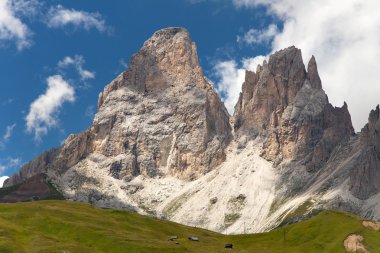 Plattkofel ve Grohmannspitze, İtalyanca Avrupa Alpleri