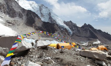 Everest Dağı kamp itibaren görüntülemek