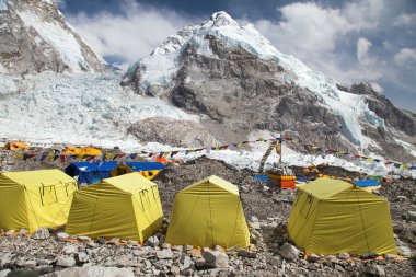 Everest Dağı kamp itibaren görüntülemek