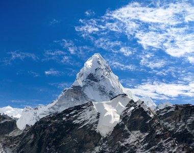 Görünümünü mount Ama Dablam Everest saha kampı giderken