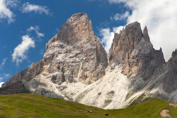 Plattkofel and Grohmannspitze, Italien European Alps — Stock Photo, Image