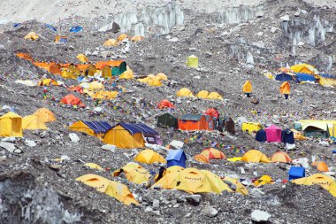 Everest Dağı kamp itibaren görüntülemek