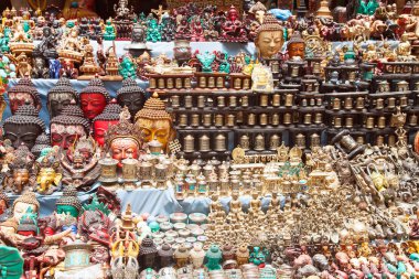Tipik bronz Nepal Hatıra Eşyası
