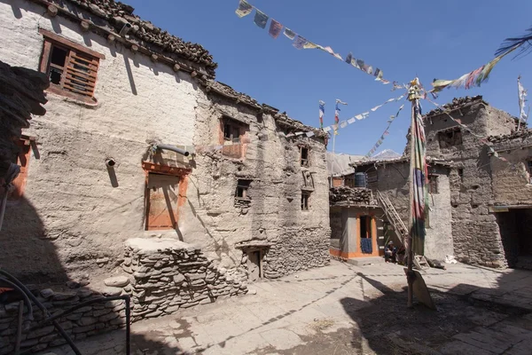 Kagbeni, schönes Dorf im unteren Mustang-Gebiet — Stockfoto