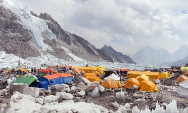 Everest Dağı kamp itibaren görüntülemek