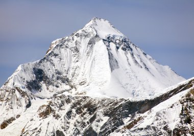 Mount Dhaulagiri Thorung La görünümünü geçmek, Nepal