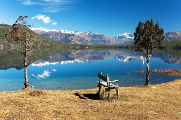 Vista panorâmica de Rara Daha ou Mahendra Tal Lake — Fotografia de Stock