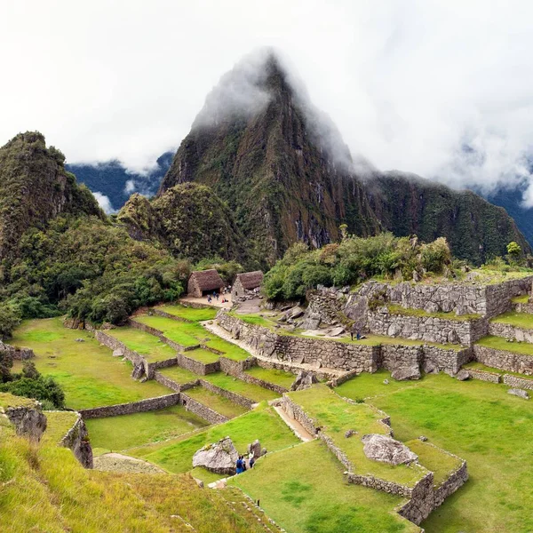 Machu Picchu Vista Panorámica Ciudad Peruana Inca Patrimonio Humanidad Unesco — Foto de Stock