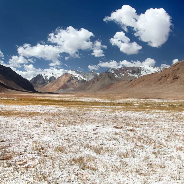 Paisagem Torno Rodovia Pamir M41 Estrada Internacional Montanhas Pamir Tajiquistão — Fotografia de Stock