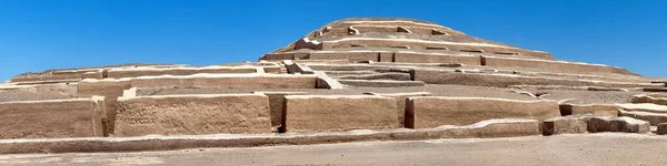 Nasca Nebo Nazca Pyramida Chahuachi Archeologické Naleziště Nazca Poušti Peru — Stock fotografie