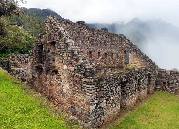 Choquequirao 秘鲁最好的印加人遗址之一 Chquequirao Inca在Machu Picchu附近的小径上跋涉 秘鲁Cuzco地区 — 图库照片