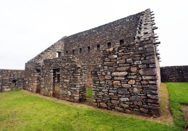 Choquequirao, Peru 'daki en iyi İnka harabelerinden biri. Machu Picchu yakınlarında Choquequirao İnka yürüyüş yolu. Peru 'daki Cuzco bölgesi 