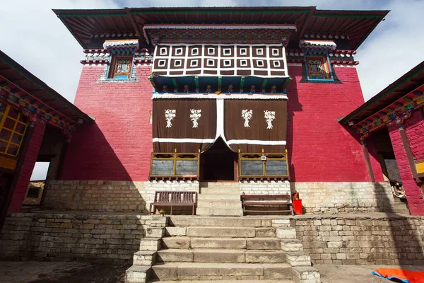 Tengboche Kloster Das Beste Kloster Khumbu Tal Wanderung Zum Everest — Stockfoto