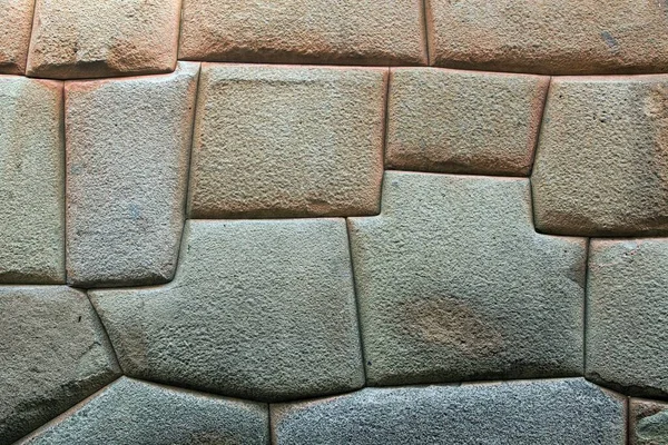 Detalle Muro Piedra Cusco Cuzco Arquitectura Histórica Inca Perú — Foto de Stock