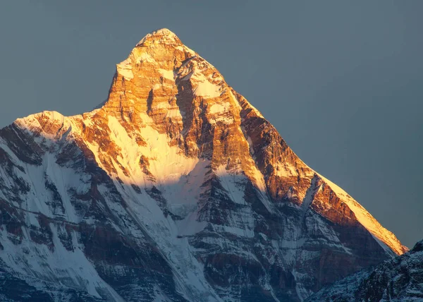 Mount Nanda Devi One Best Mounts Indian Himalaya Seen Joshimath — Stock Photo, Image