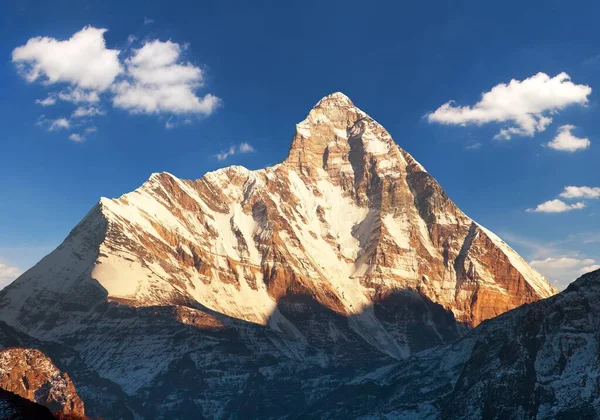 Monte Nanda Devi Uno Los Mejores Montes Himalaya Indio Visto —  Fotos de Stock