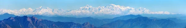 Himalaya Panoramautsikt Över Indiska Himalaya Stort Himalaya Utbud Uttarakhand Indien — Stockfoto