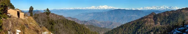 Himalaya Panoramic View Indian Himalayas Great Himalayan Range Uttarakhand India — Stock Photo, Image