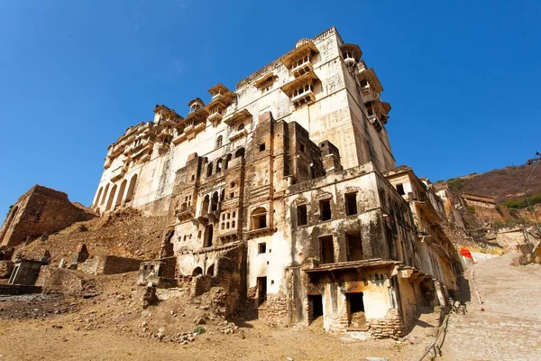 Taragarh Fort Bundi Stad Typisk Medeltida Fästning Rajasthan Indien — Stockfoto