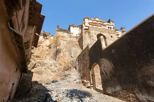 Taragarh Fort Bundi Town Typical Medieval Fortress Rajasthan India — Stock Photo, Image