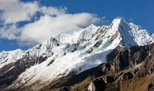 Monte Saksarayuq Montanhas Dos Andes Trilha Trekking Choquequirao Perto Machu — Fotografia de Stock
