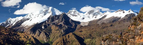 Saksarayuq山 安第斯山脉 秘鲁Machu Picchu Inca Cuzco或Cusco地区附近的Choquequirao徒步小路 — 图库照片