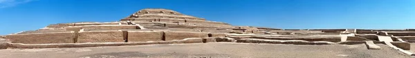 Nasca Nazca Pyramid Chahuachi Archeological Site Nazca Desert Peru Panoramic — Stock Photo, Image