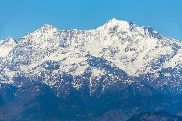 Mount Bandarpunch Himalája Panoramatický Výhled Indické Himálaje Velký Himálajský Pohoří — Stock fotografie