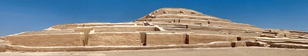 Nasca Nazca Pyramid Chahuachi Archeological Site Nazca Desert Peru Panoramic — Stock Photo, Image