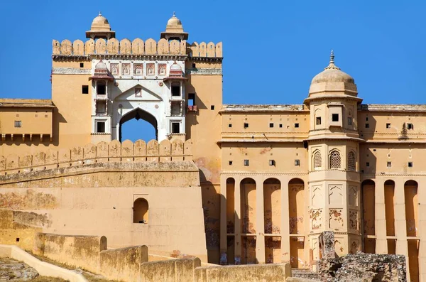 View Amber Fort Jaipur City Rajasthan India — Stock Photo, Image