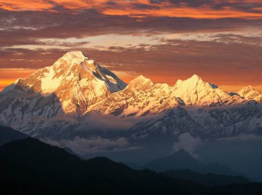 Dhaulagiri Dağı, Dhaulagiri Dağı, Himalayalar, Nepal