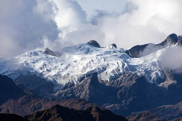 Vedere Glaciară Munte Din Choquequirao Traseu Trekking Zona Cuzco Zona — Fotografie, imagine de stoc