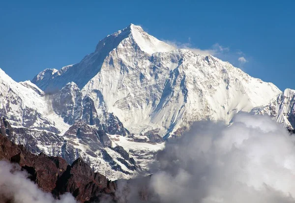 Mount Makalu Nepal Himalaya Makalu Barun Nationaal Park Nepal Himalaya — Stockfoto