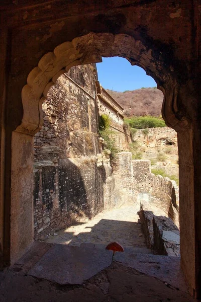 Forte Taragarh Cidade Bundi Fortaleza Medieval Típica Rajasthan Índia — Fotografia de Stock