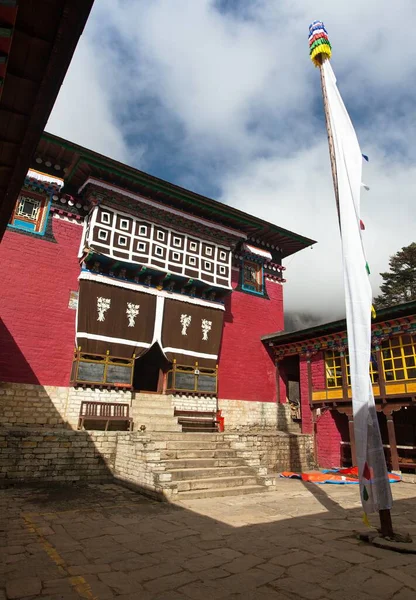 クムブ渓谷で最高の修道院であるテンボチェ修道院は エベレストベースキャンプ サガルマタ国立公園 ソルクムブ ネパールヒマラヤ山脈へのトレッキング — ストック写真