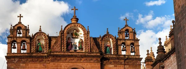 Katolikus Katedrális Főtéren Plaza Armas Cusco Vagy Cuzco Város Peru — Stock Fotó