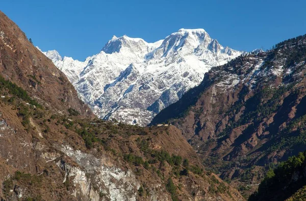 Himalaya Vista Panorámica Del Himalaya Indio Gran Cordillera Del Himalaya — Foto de Stock