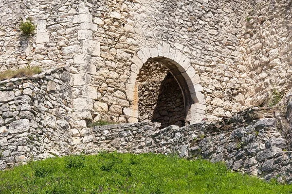 Spissky Hrad Rovina Castello Vicino Spisske Podhradie Città Villaggio Regione — Foto Stock