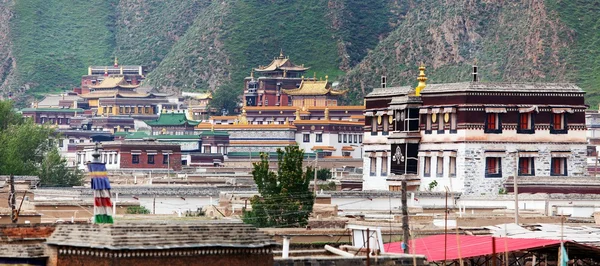 Labrang Manastırı - xiahe, gannan, Kansu - Çin — Stok fotoğraf