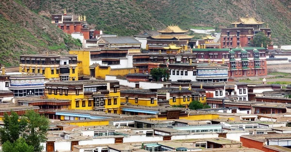 Labrang Manastırı - xiahe, gannan, Kansu - Çin — Stok fotoğraf