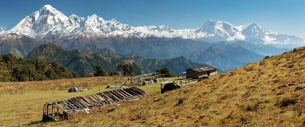 Dhaulagiri a Annapurnu — Stock fotografie