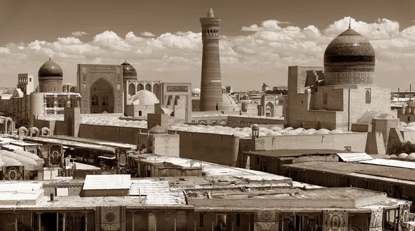 Vista panorámica de Bujará desde Arca - Uzbekistán —  Fotos de Stock