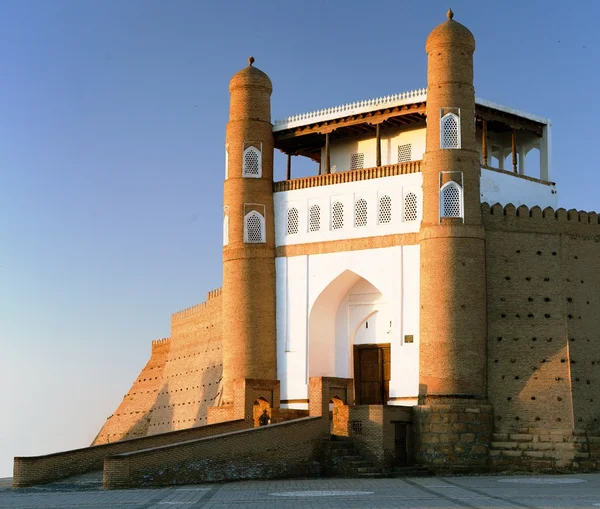 Fortres Ark - Ark entrance - City of Bukhara — Stock Photo, Image