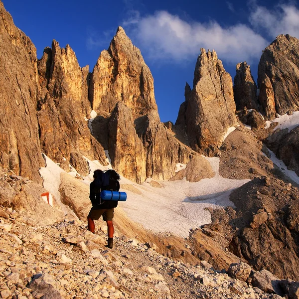 Passo delle farangole - pale di san martino - dolomiti — Foto de Stock