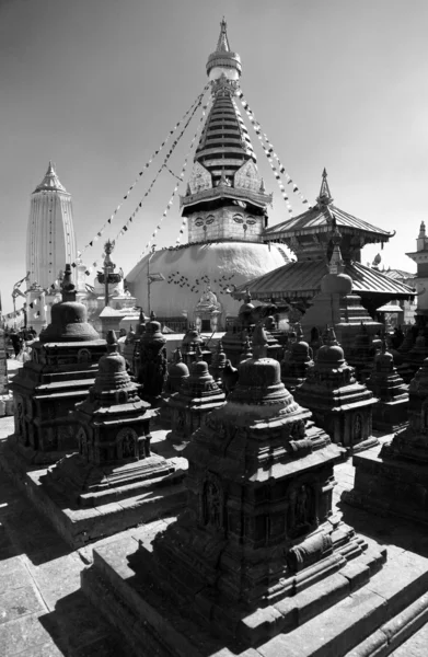 Swayambhunath stupa - Katmandú - Nepal —  Fotos de Stock