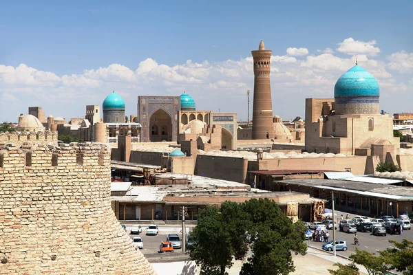 Vista panorámica de Bujará desde Arca - Uzbekistán —  Fotos de Stock