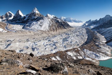 Ngozumba Buzulu, büyük Himalaya en büyük buzul